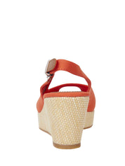 Sandali zeppa Arancio Tommy Hilfiger