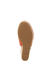 Sandali zeppa Arancio Tommy Hilfiger