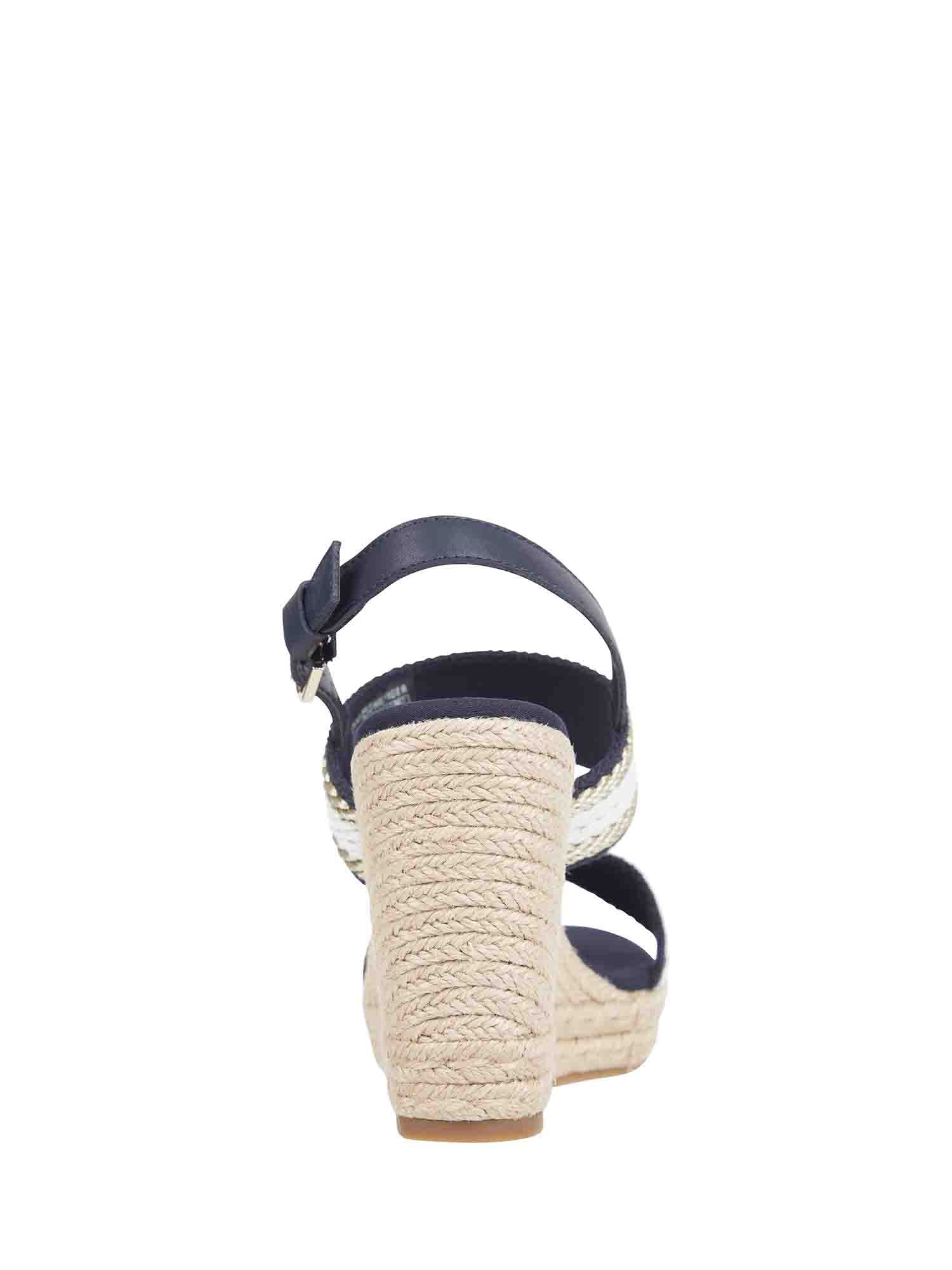 Sandali zeppa Blu Tommy Hilfiger