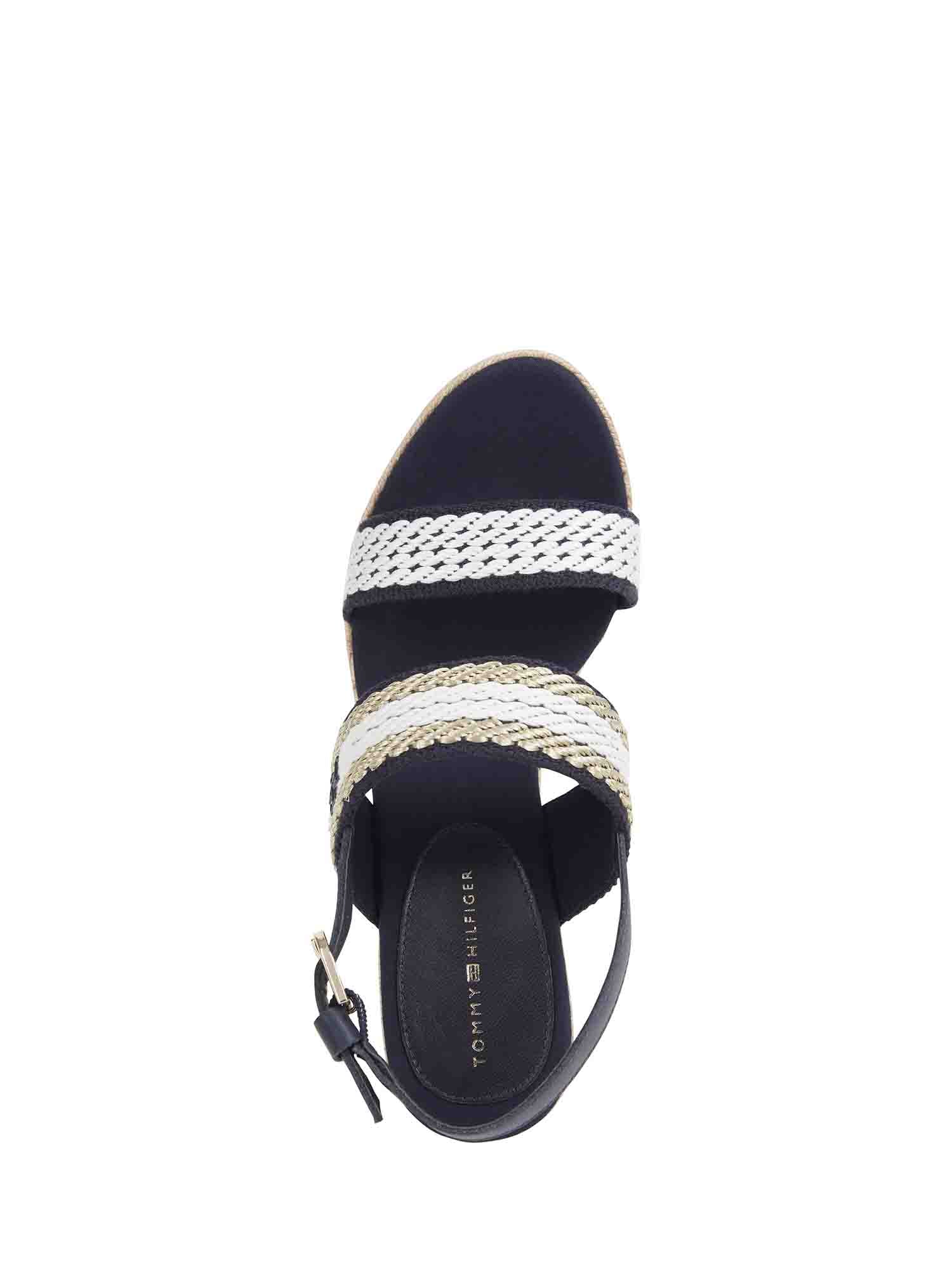 Sandali zeppa Blu Tommy Hilfiger
