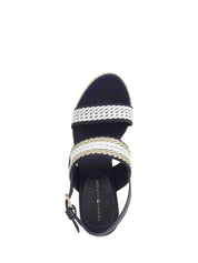 Sandali zeppa Blu Tommy Hilfiger
