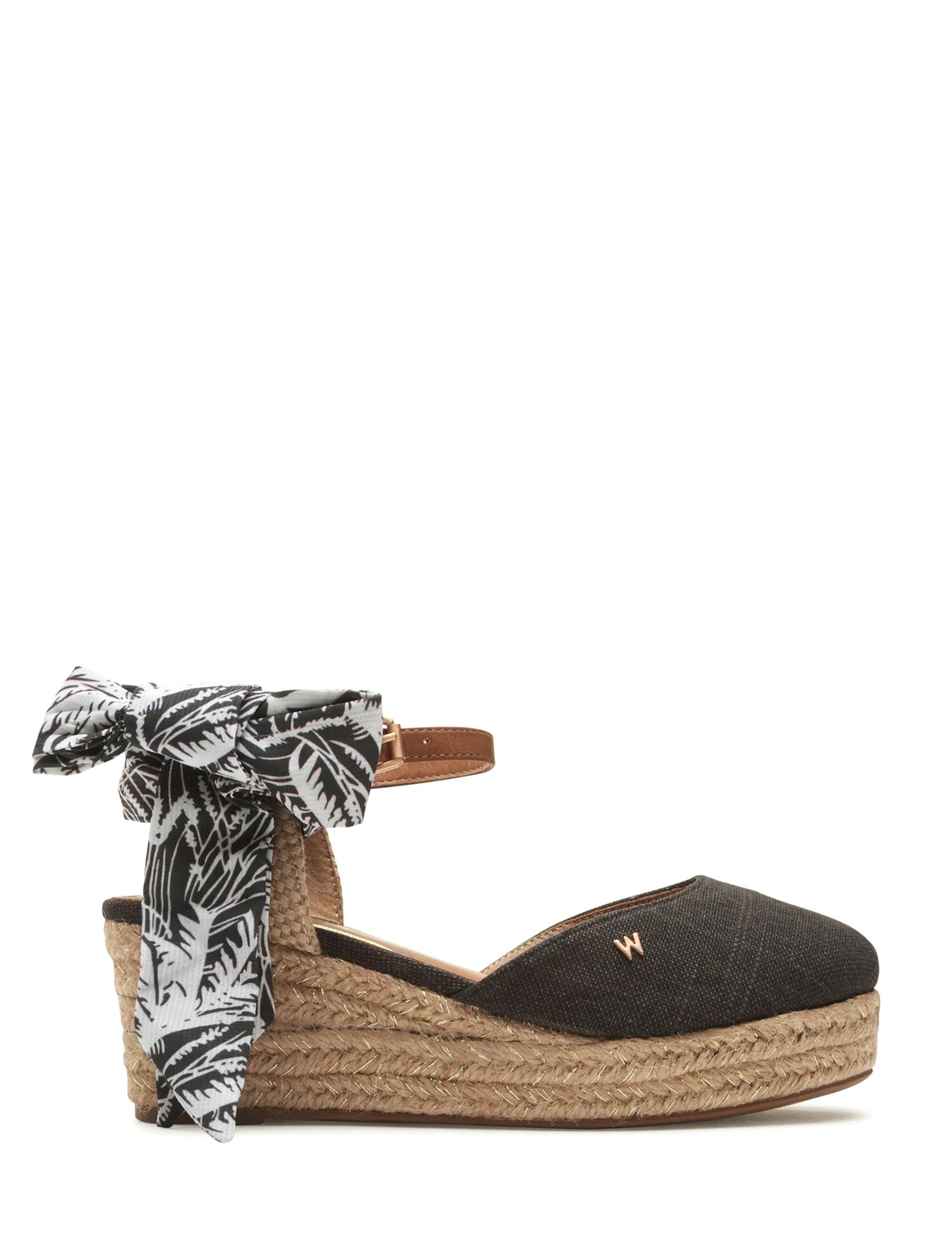 Sandali zeppa Nero Wrangler