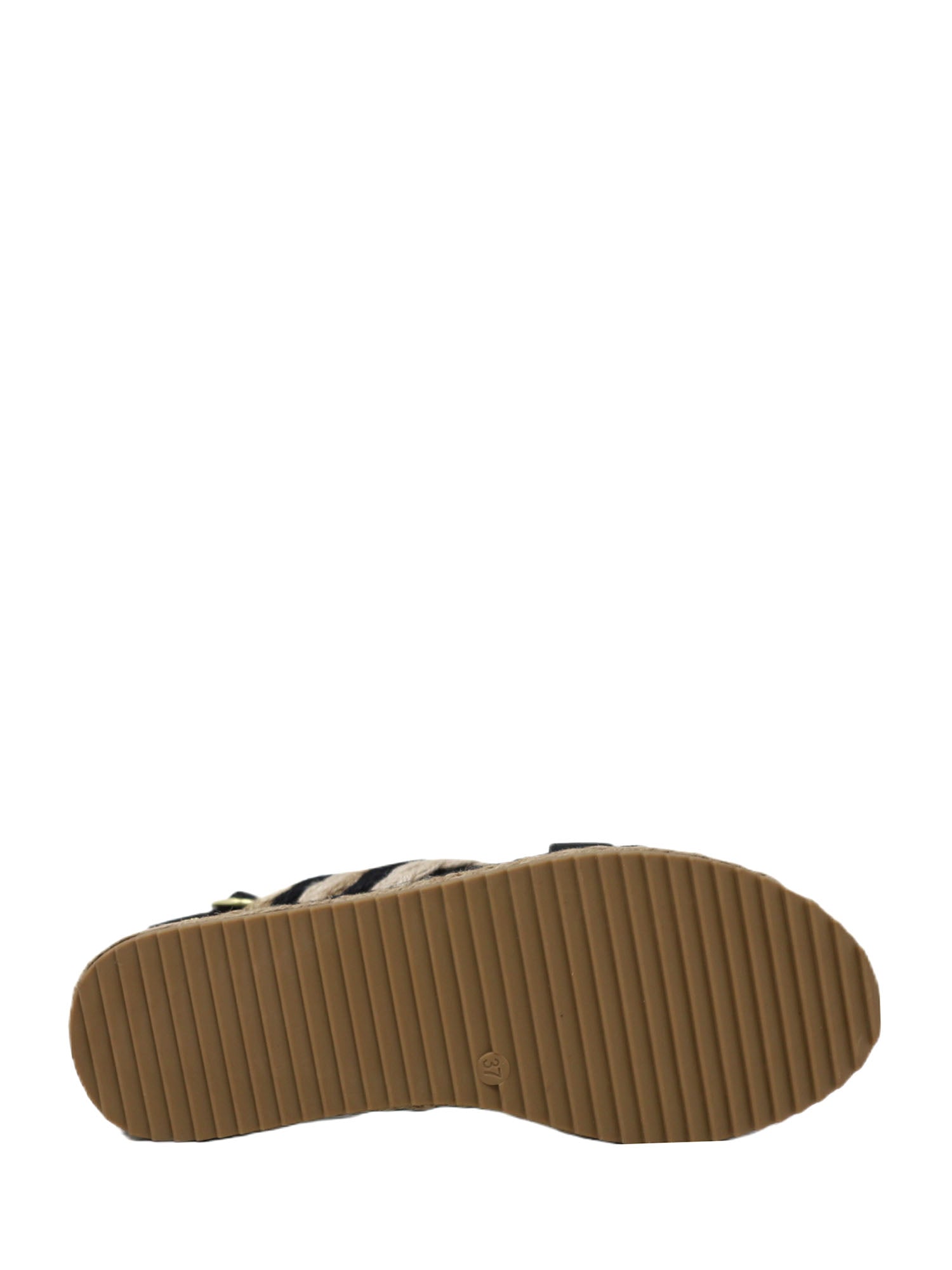 Sandali zeppa Nero Wrangler