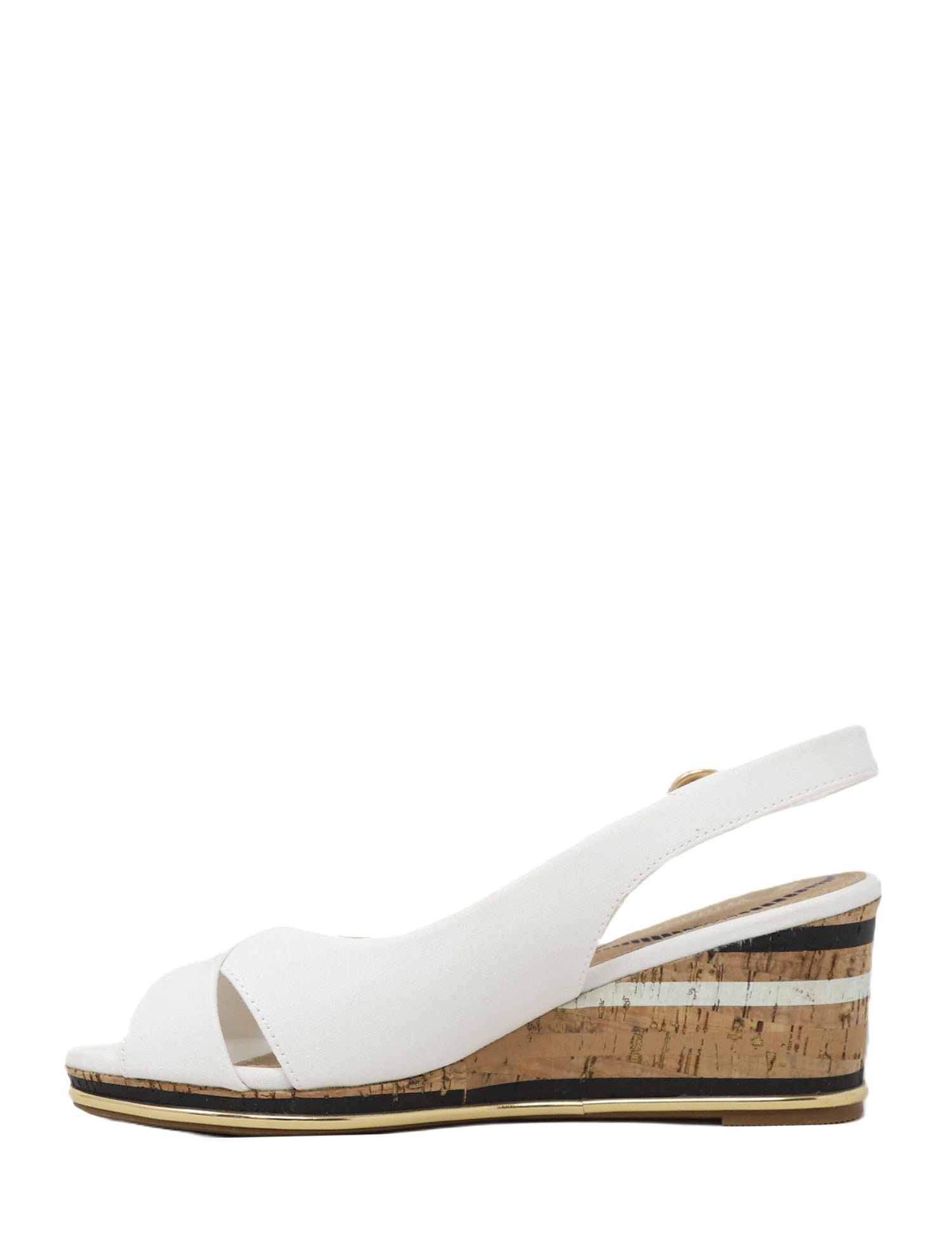 Sandali zeppa Bianco Wrangler