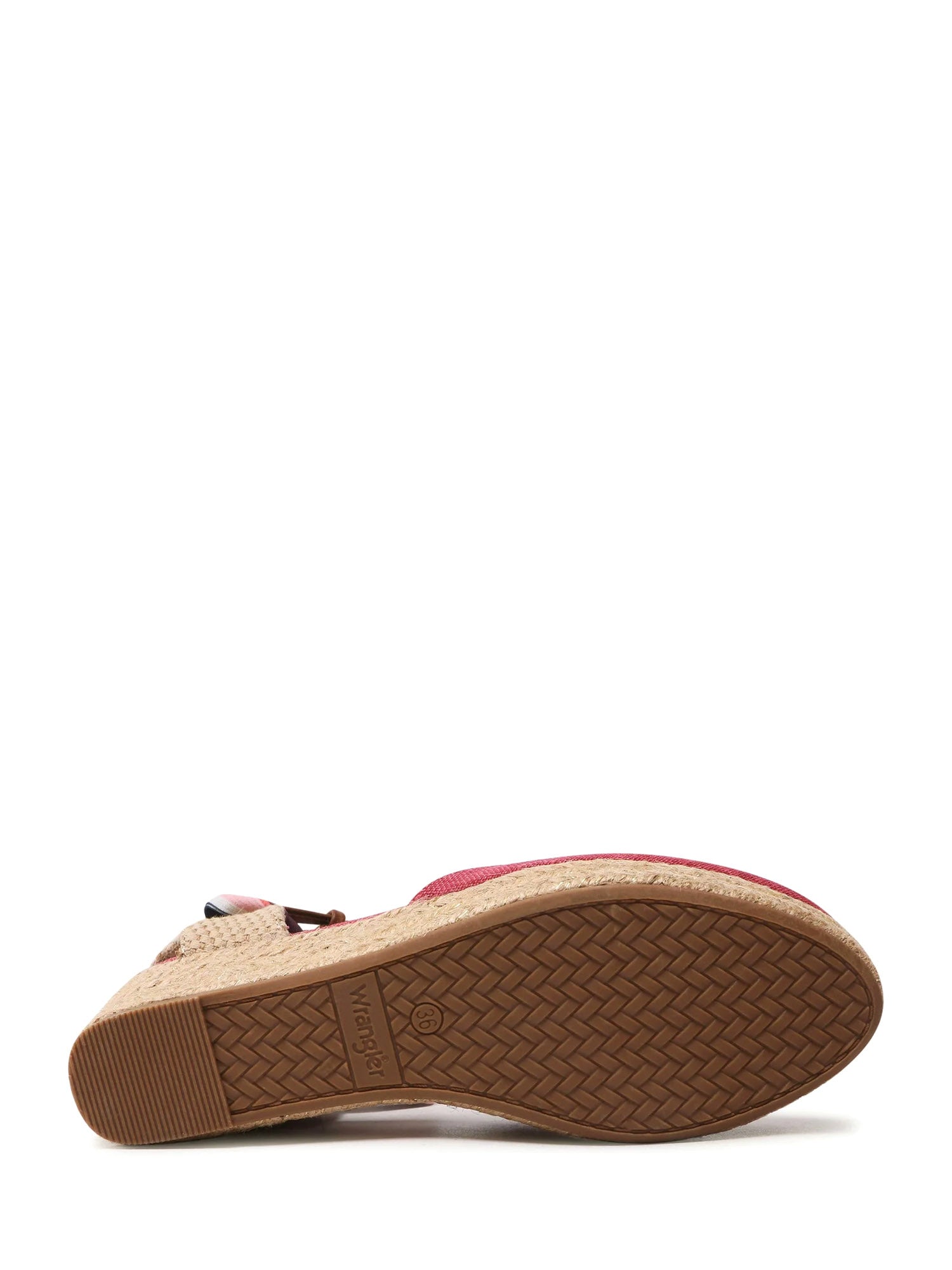 Sandali zeppa Rosso Wrangler