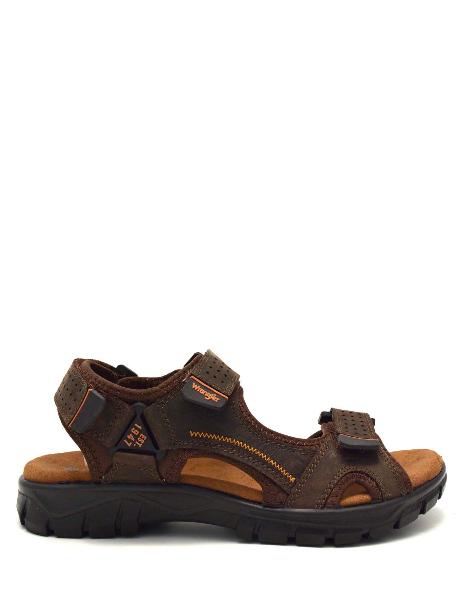 Sandali con strappi Marrone Wrangler