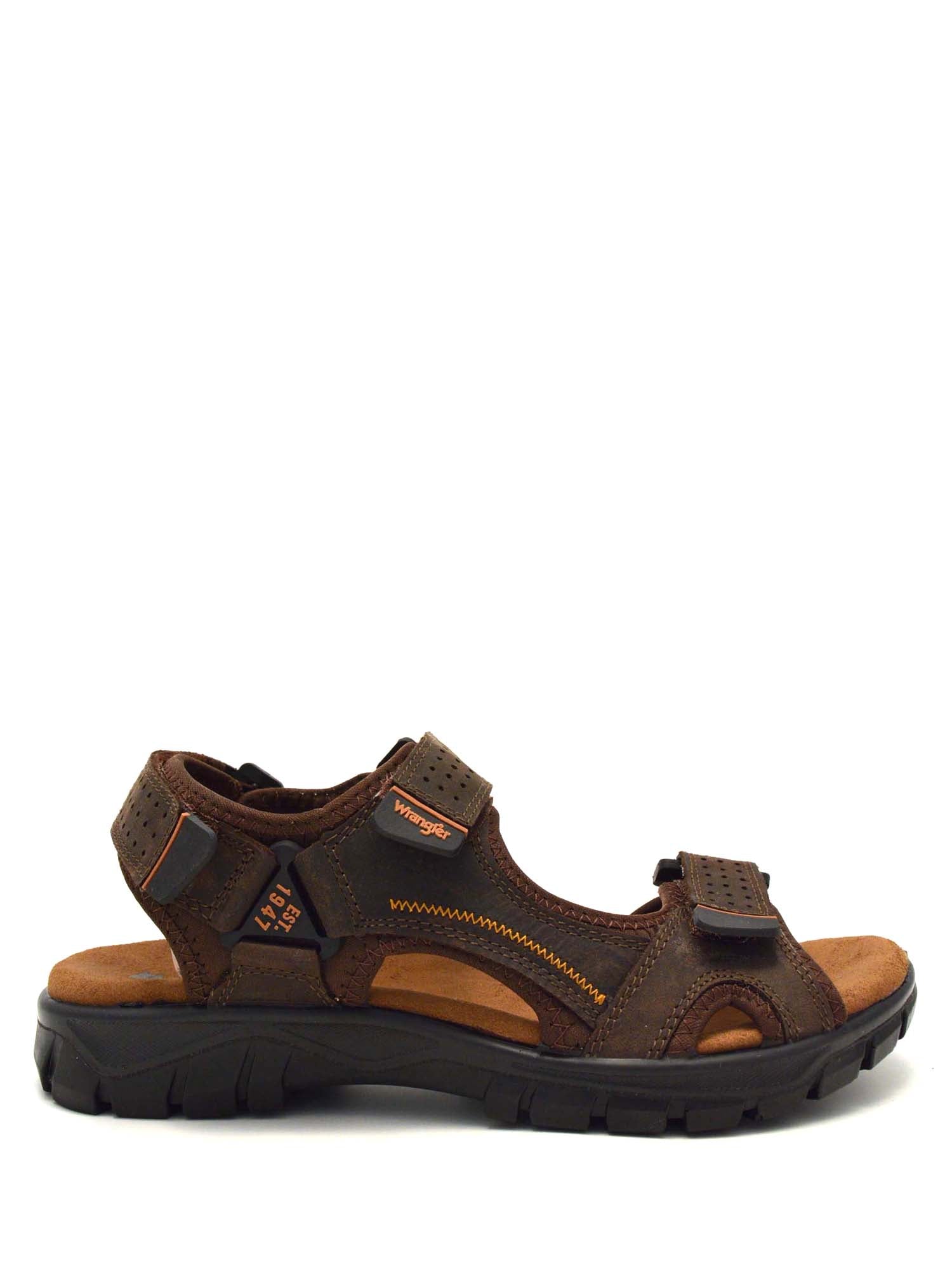 Sandali con strappi Marrone Wrangler