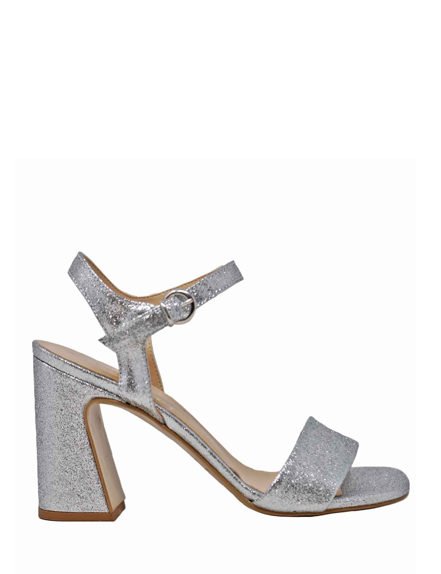 Sandali tacco Argento Grace Shoes