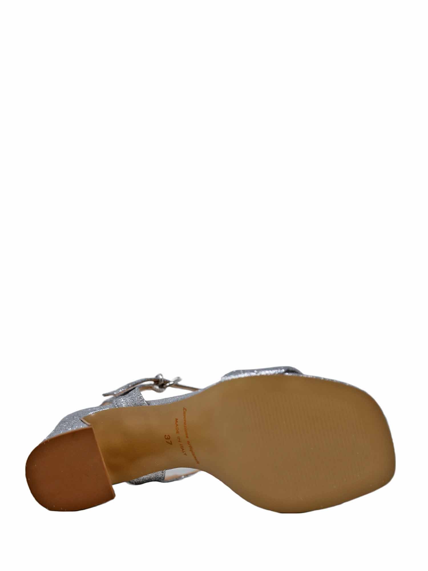 Sandali tacco Argento Grace Shoes