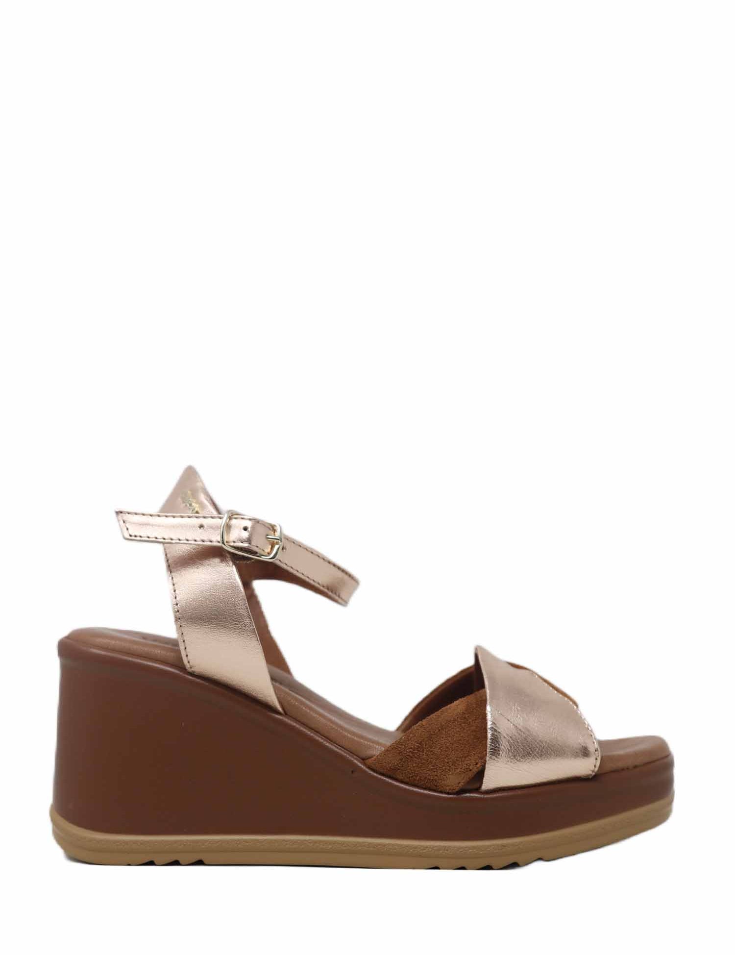 Sandali zeppa Marrone Igi&co