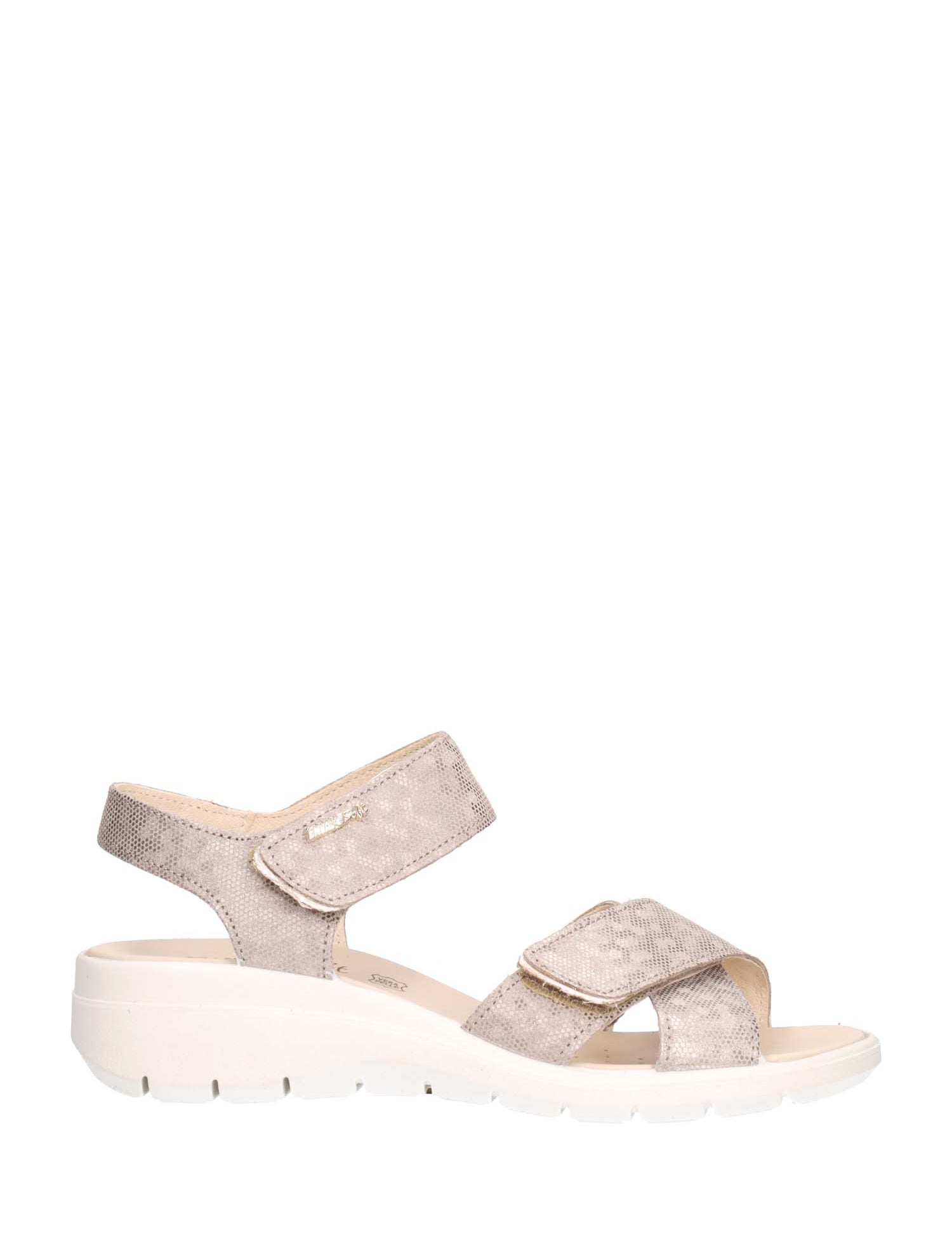 Sandali zeppa Beige Enval