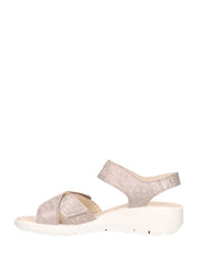 Sandali zeppa Beige Enval