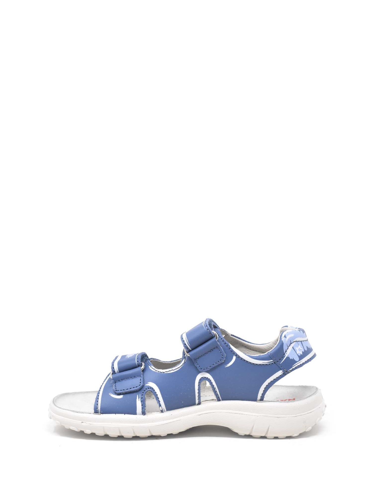Sandali con strappi Blu Naturino