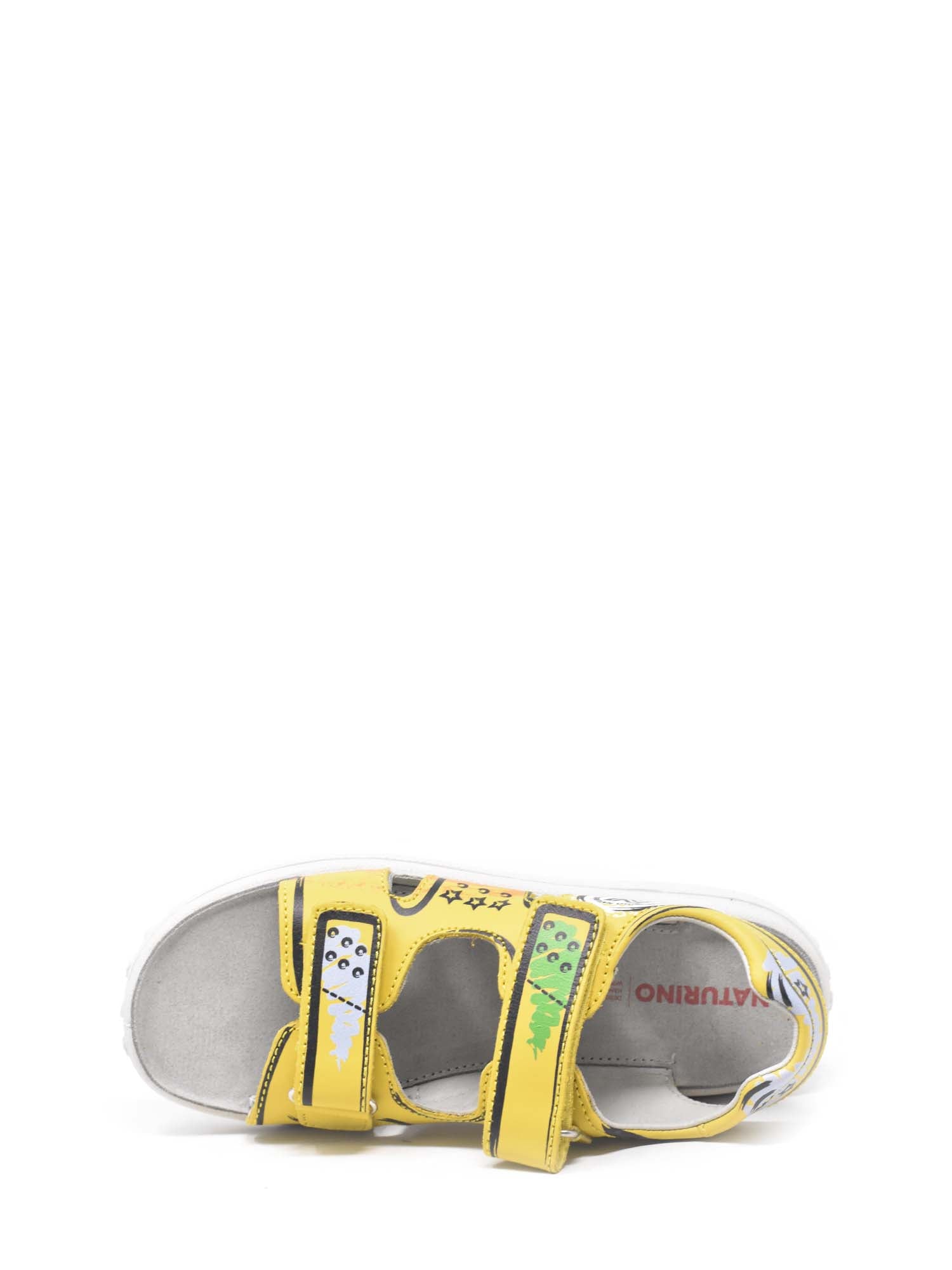 Sandali con strappi Giallo Naturino