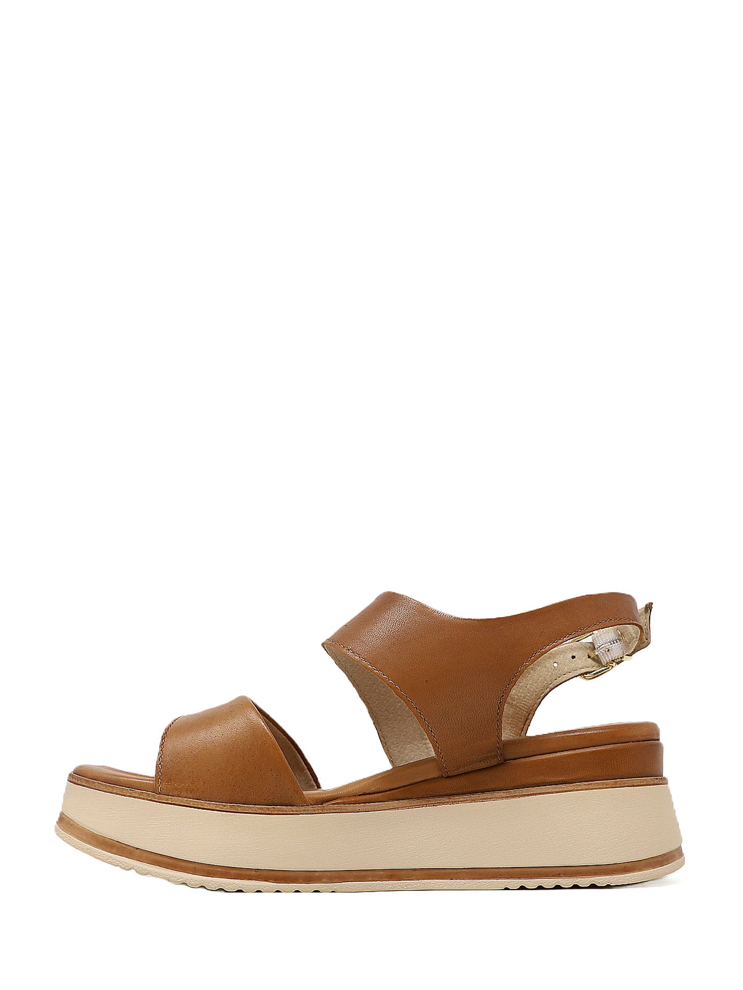 Sandali zeppa Marrone Keys