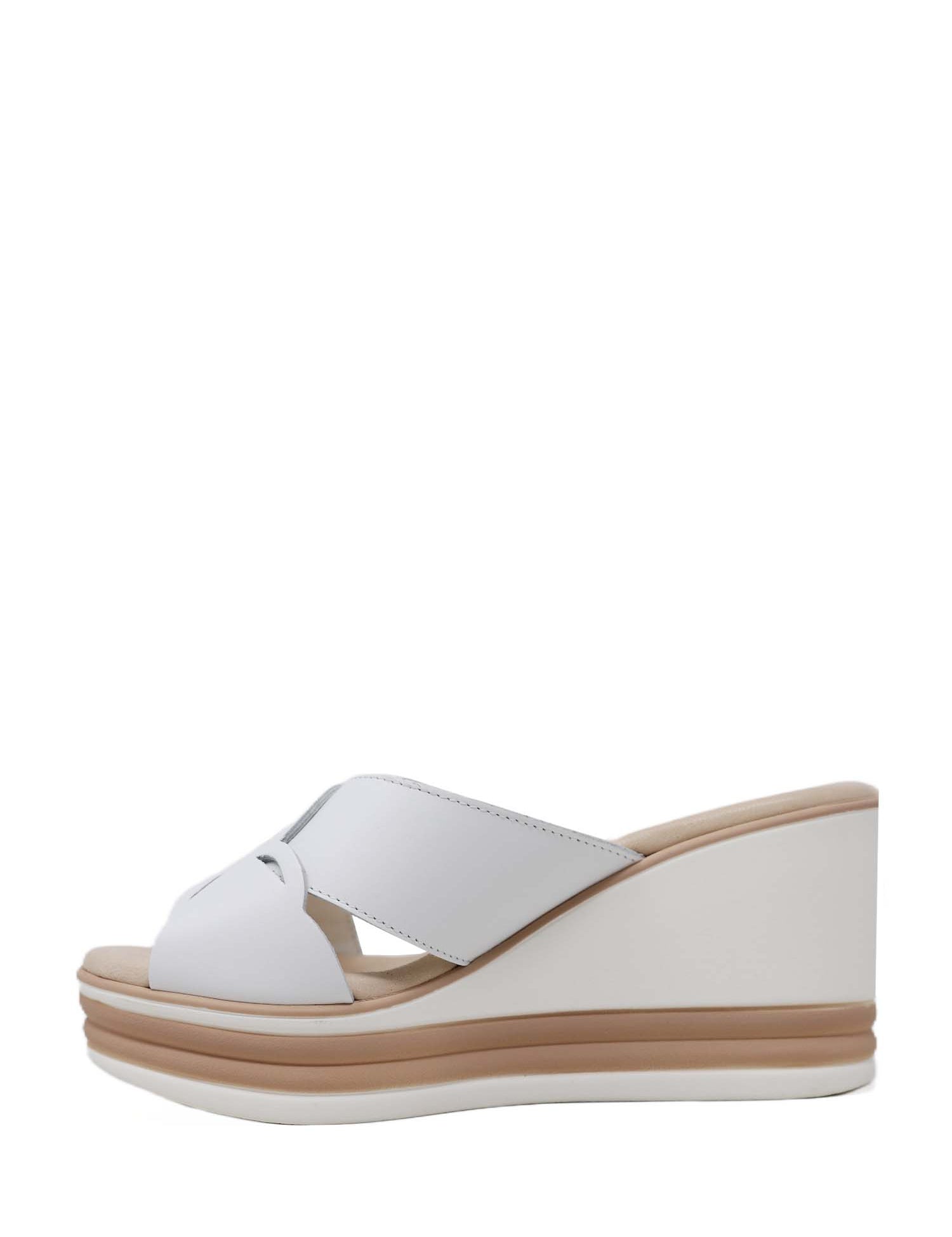 Sandali zeppa Bianco Susimoda