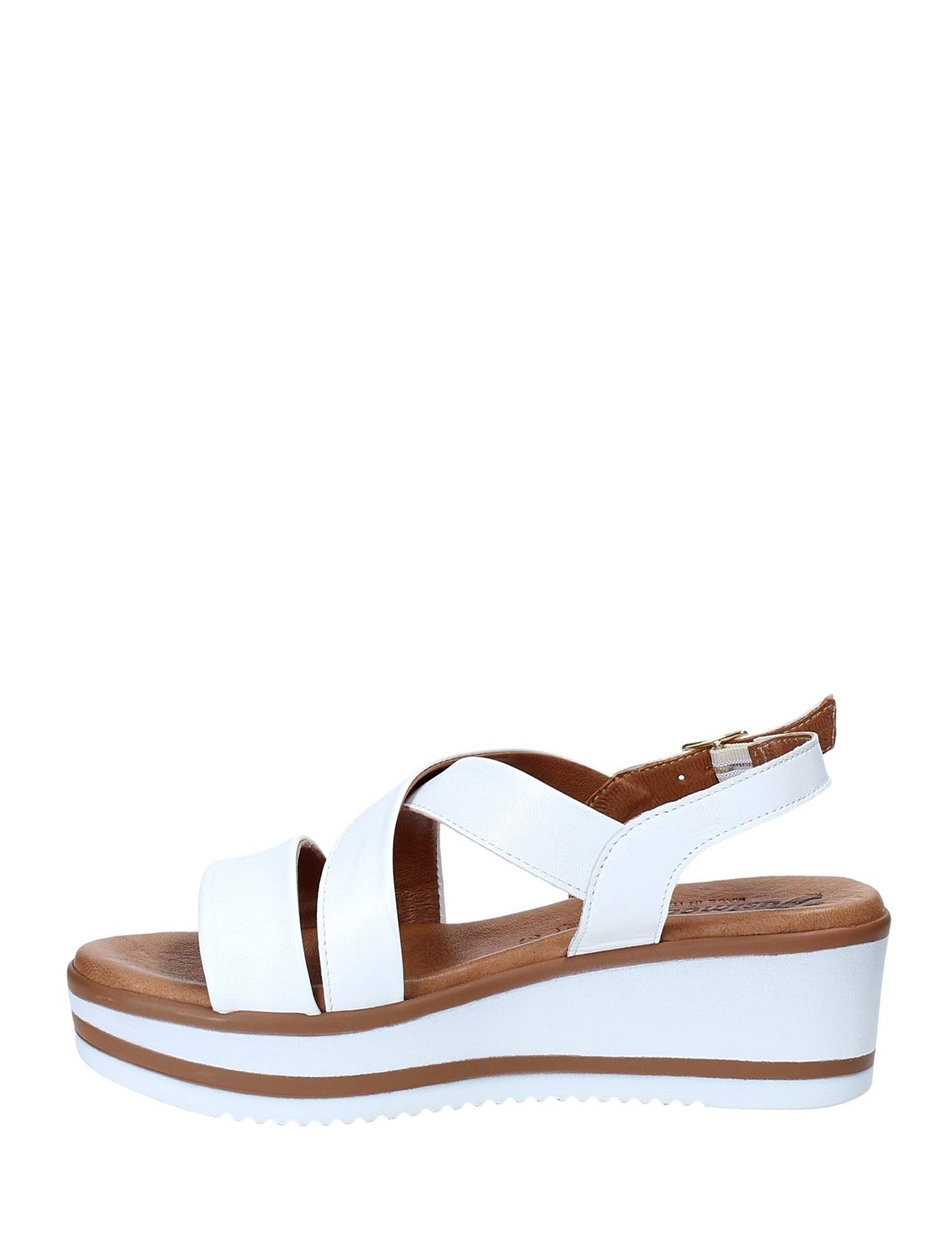 Sandali zeppa Bianco Susimoda