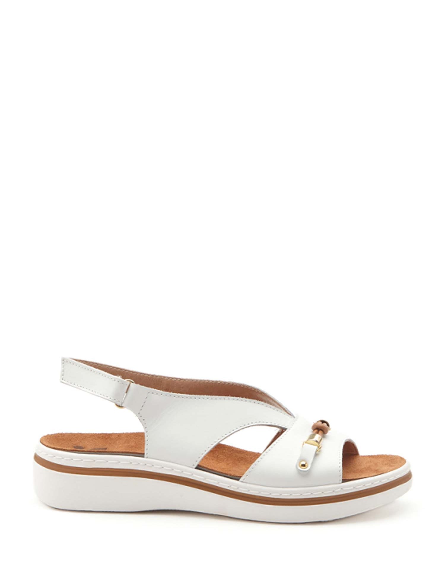 Sandali zeppa Bianco Susimoda