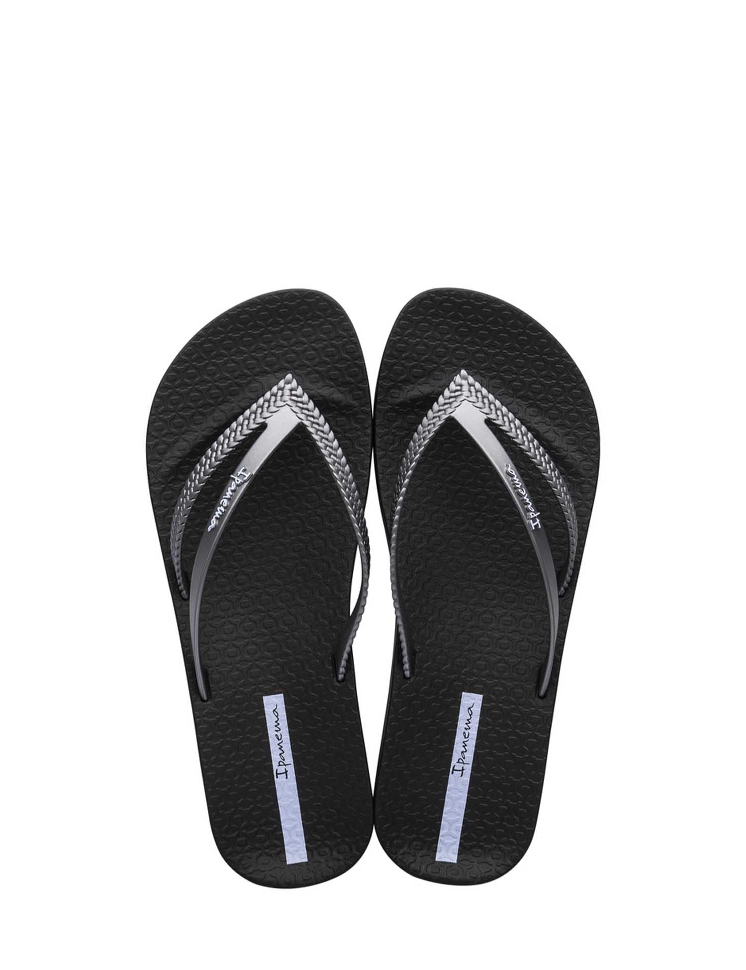 Infradito Nero Argento Ipanema