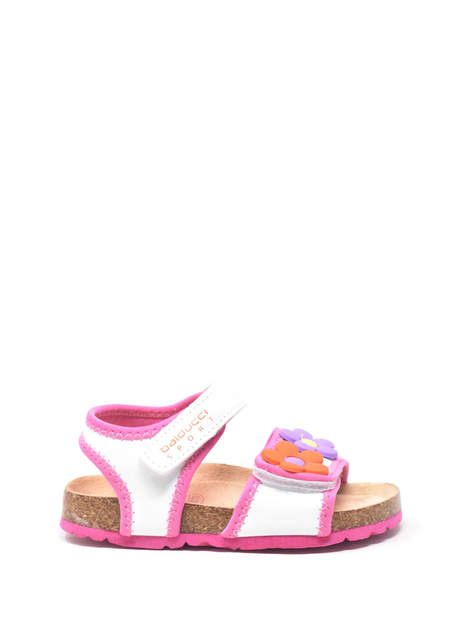 Sandali con strappi Bianco Rosa Balducci