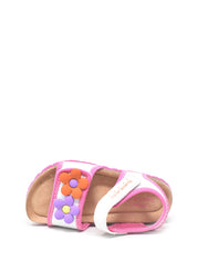 Sandali con strappi Bianco Rosa Balducci