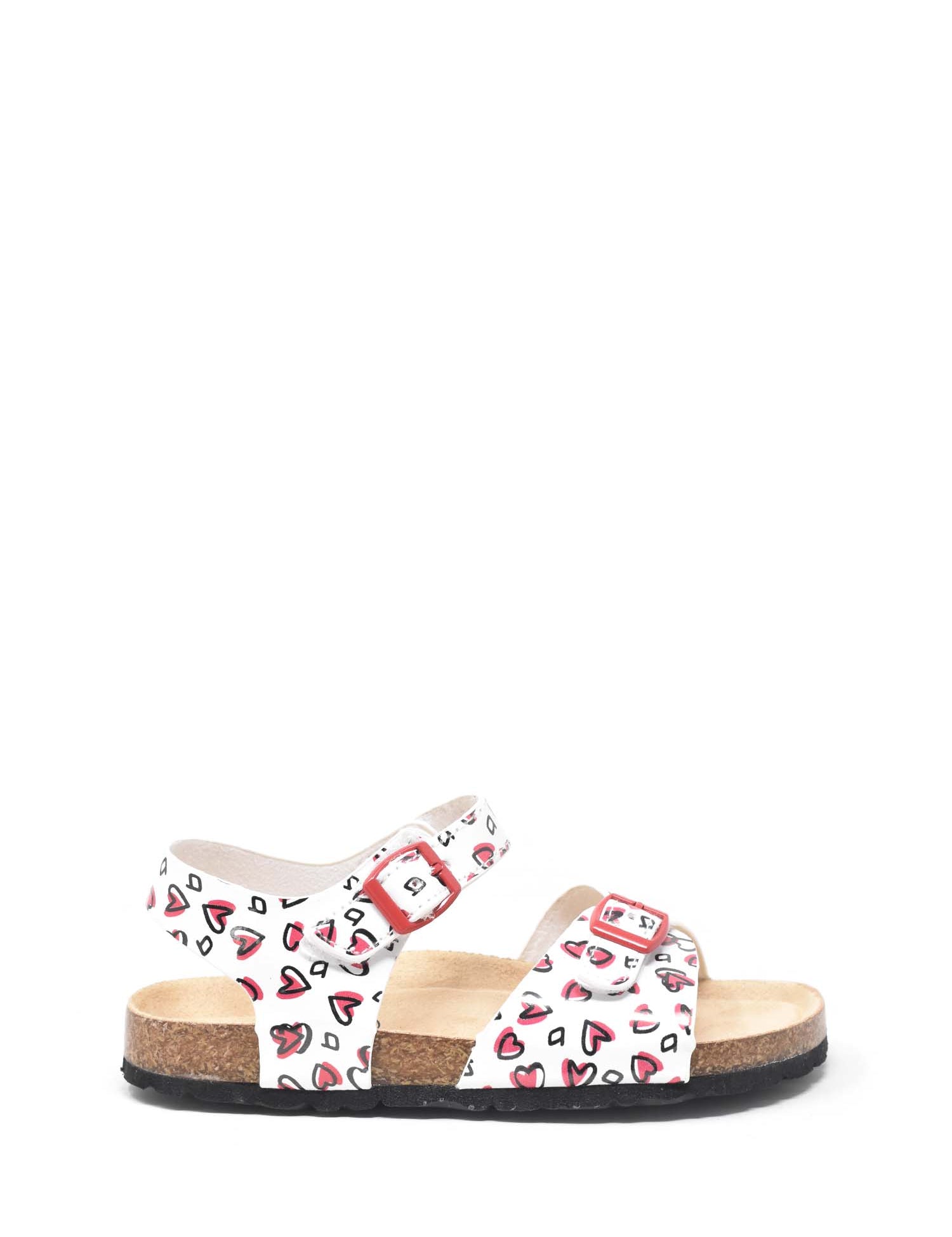 Sandali con strappi Bianco Rosso Balducci