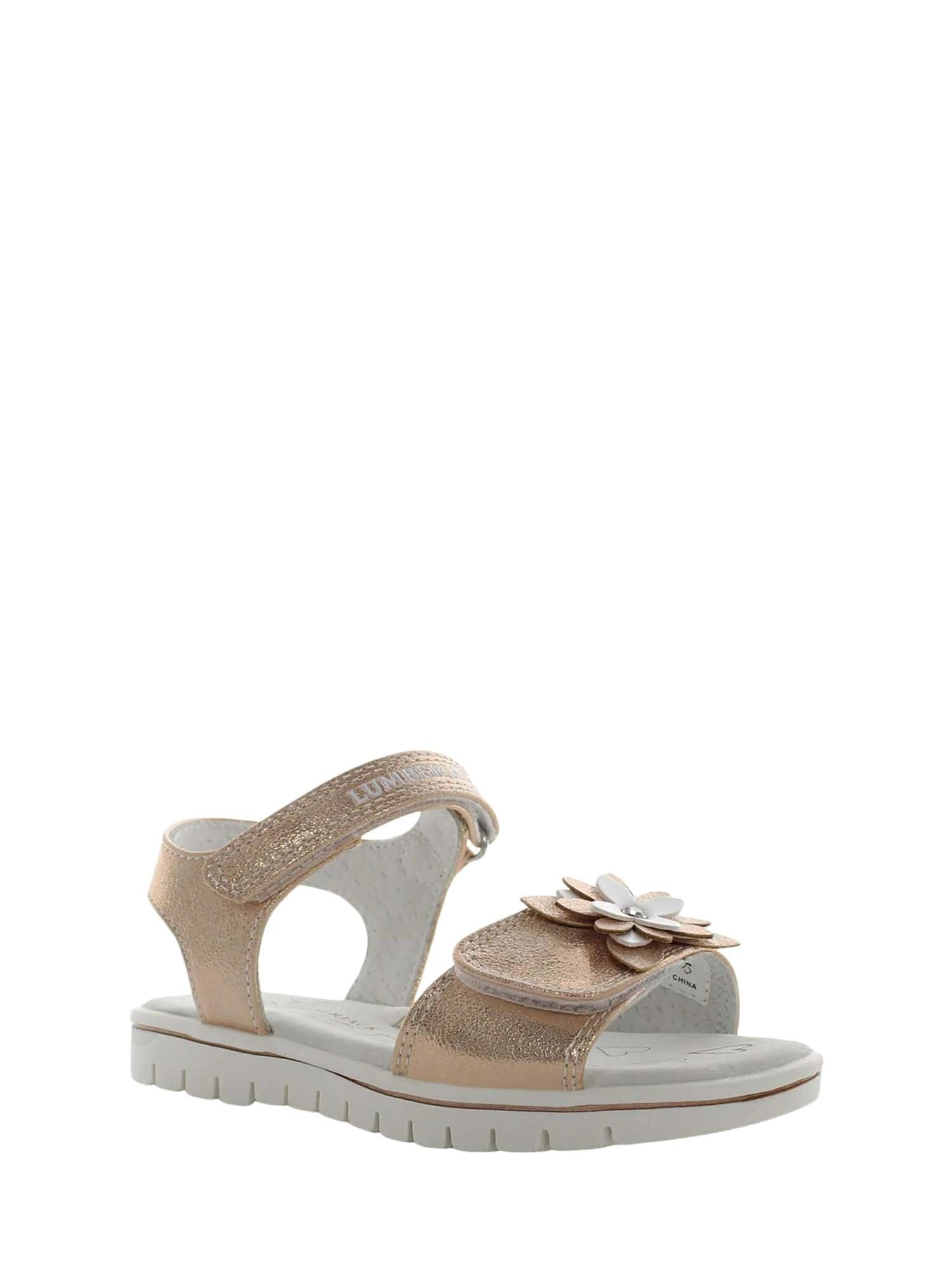 Sandali con strappi Oro Rosa Lumberjack