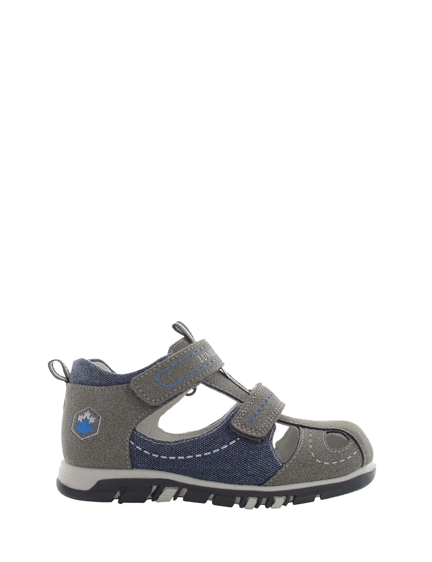 Sandali con strappi Grigio Blu Lumberjack
