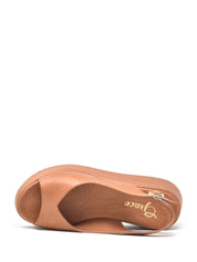 Sandali zeppa Marrone Grace Shoes