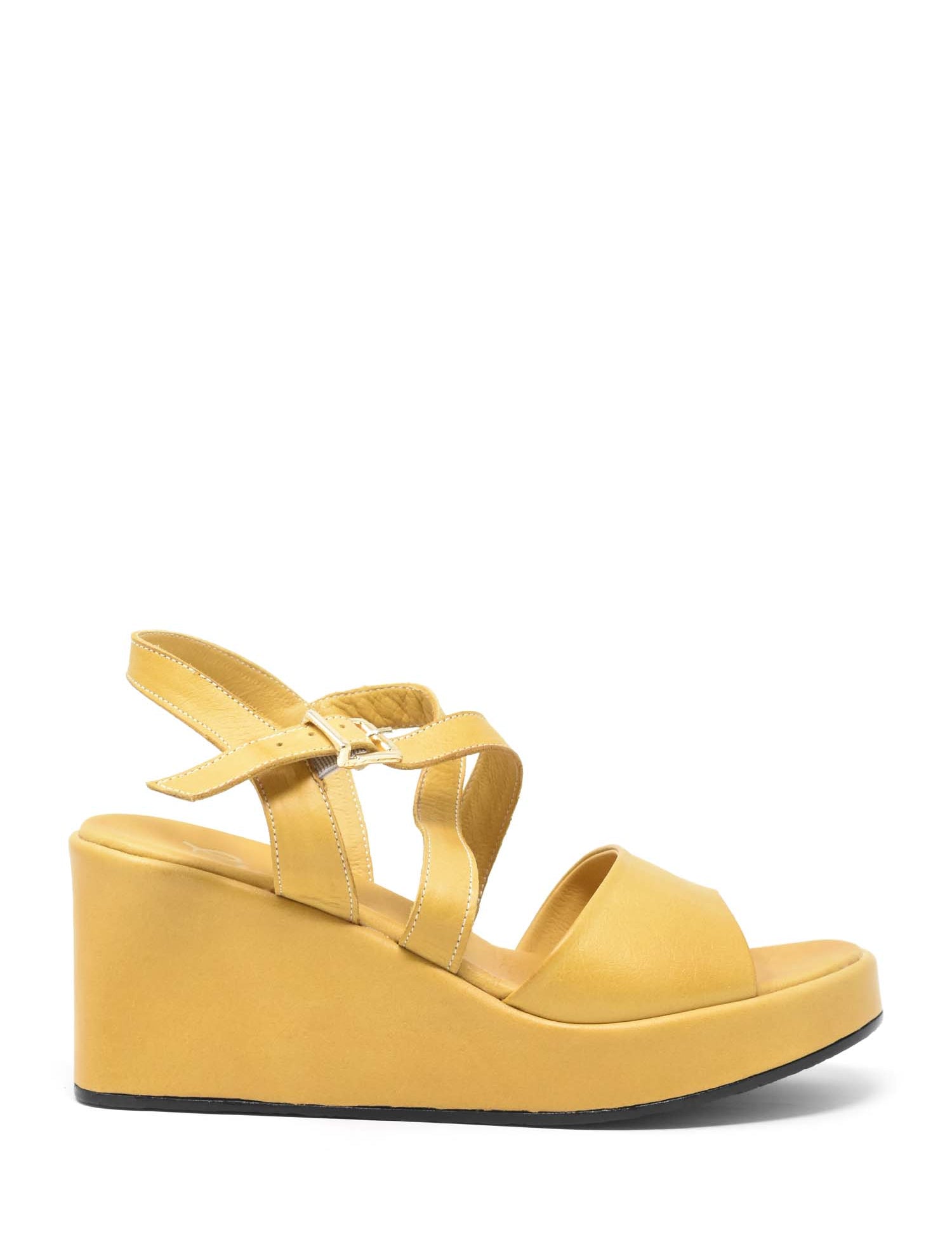 Sandali zeppa Giallo Grace Shoes