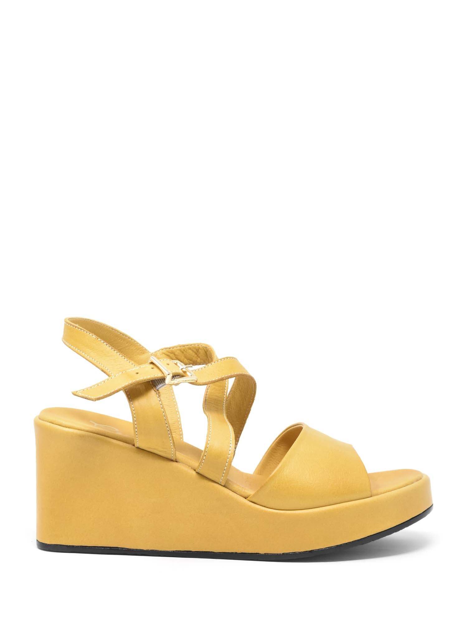 Sandali zeppa Giallo Grace Shoes