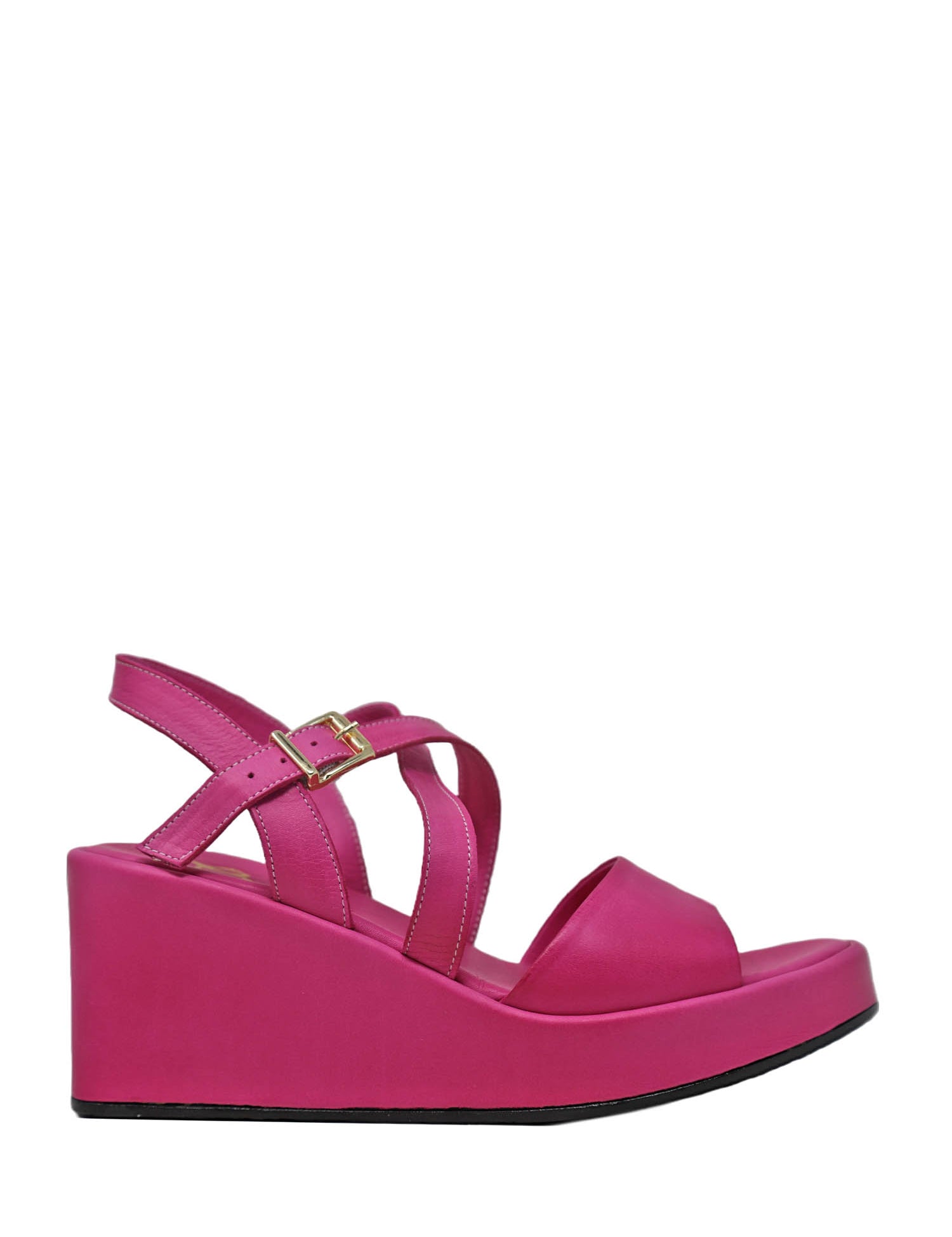 Sandali zeppa Fucsia Grace Shoes