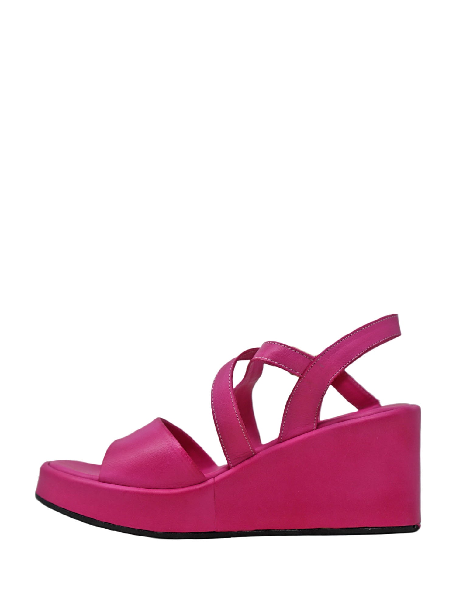 Sandali zeppa Fucsia Grace Shoes