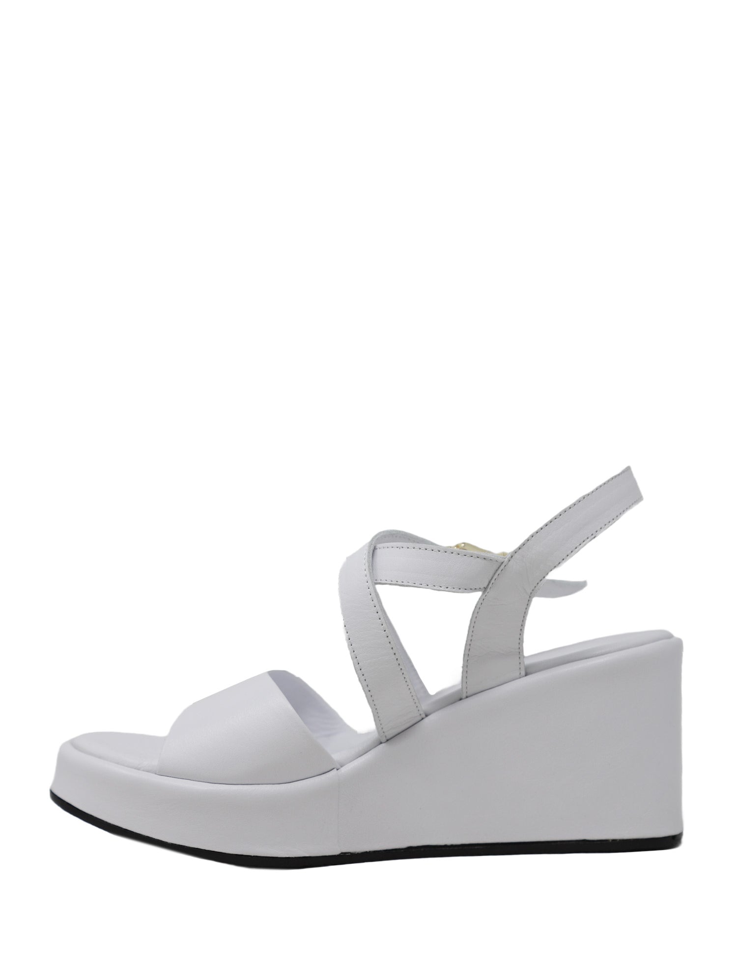 Sandali zeppa Bianco Grace Shoes