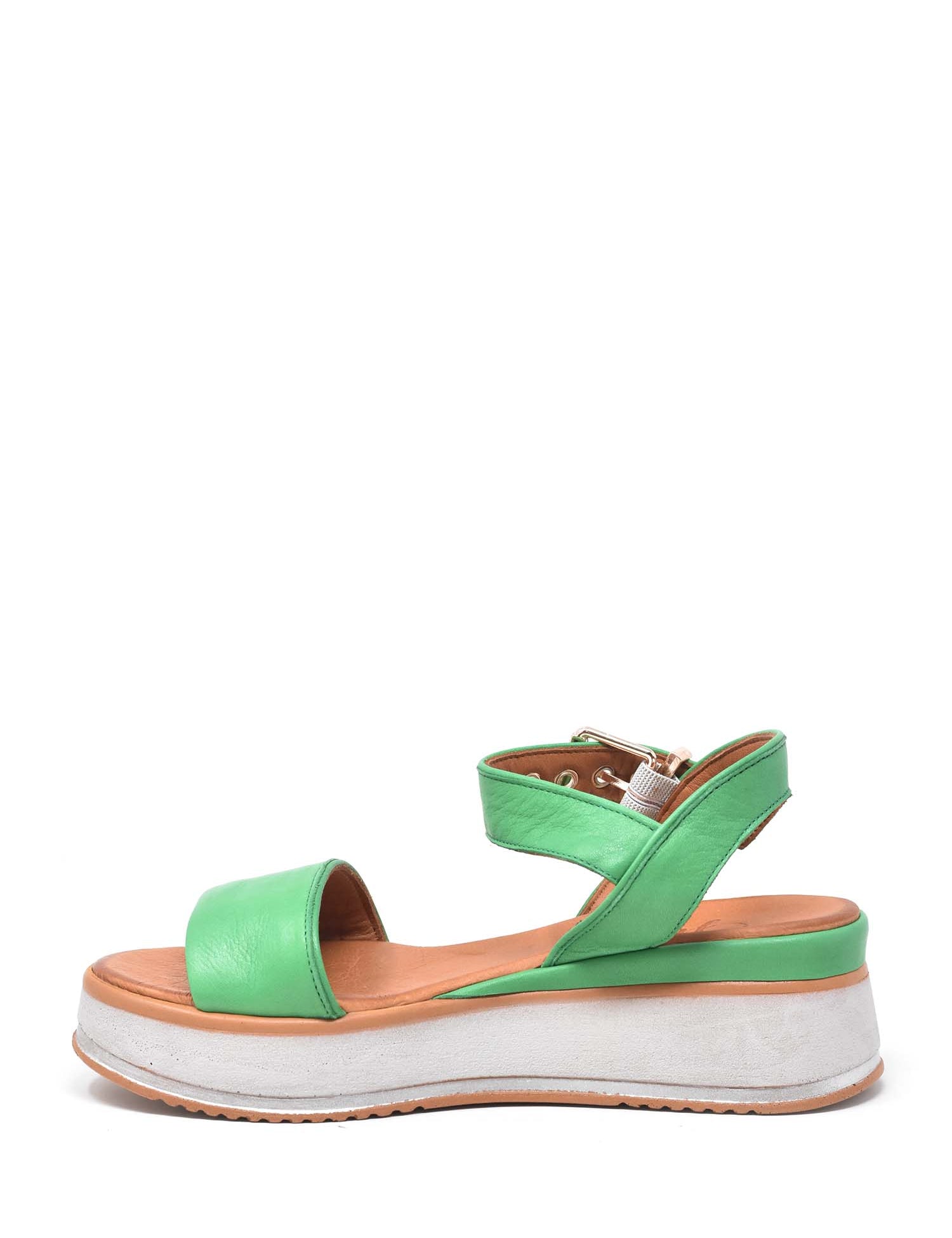 Sandali zeppa Verde Grace Shoes