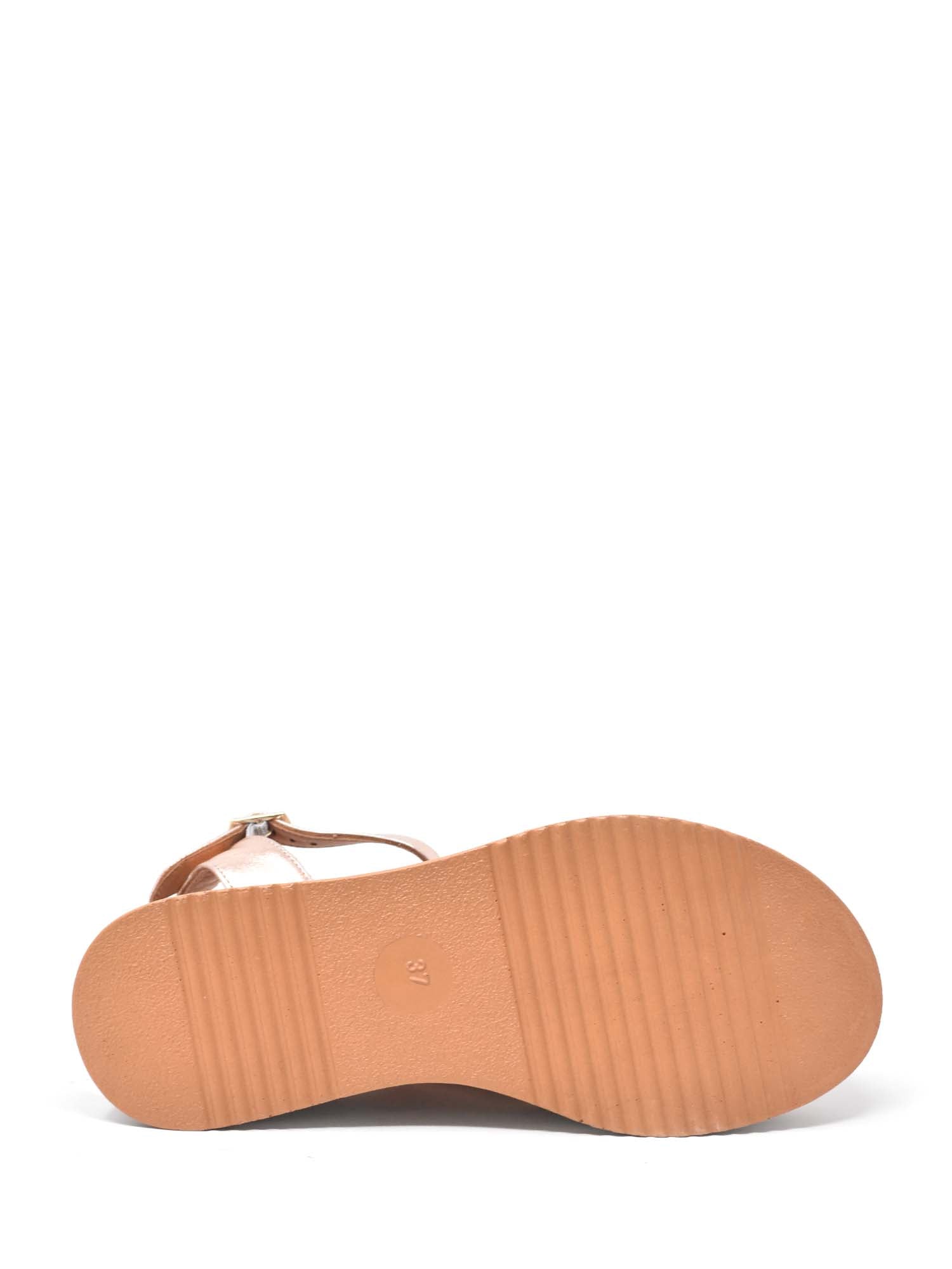 Sandali zeppa Oro Rosa Grace Shoes