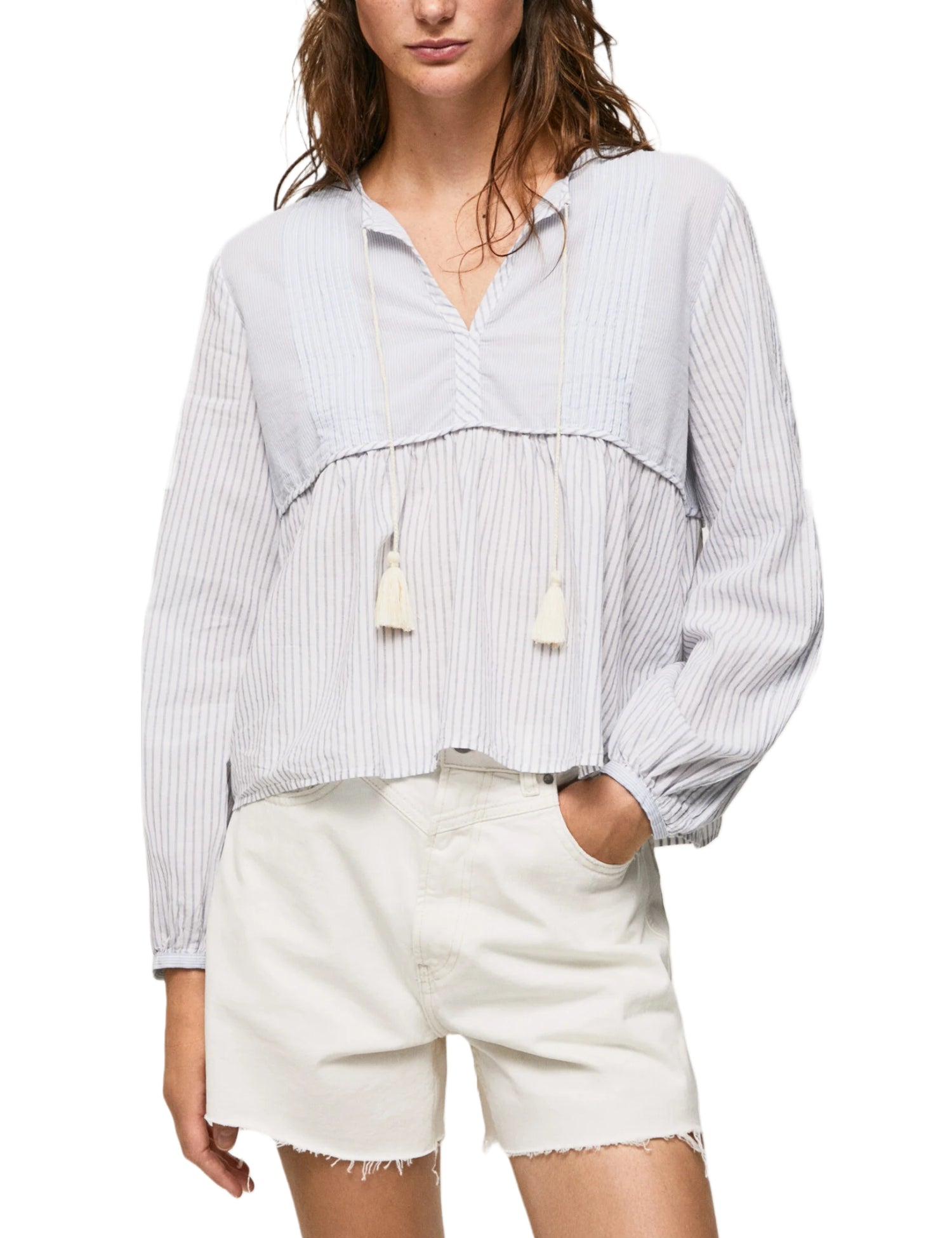 Bluse Blu Pepe Jeans