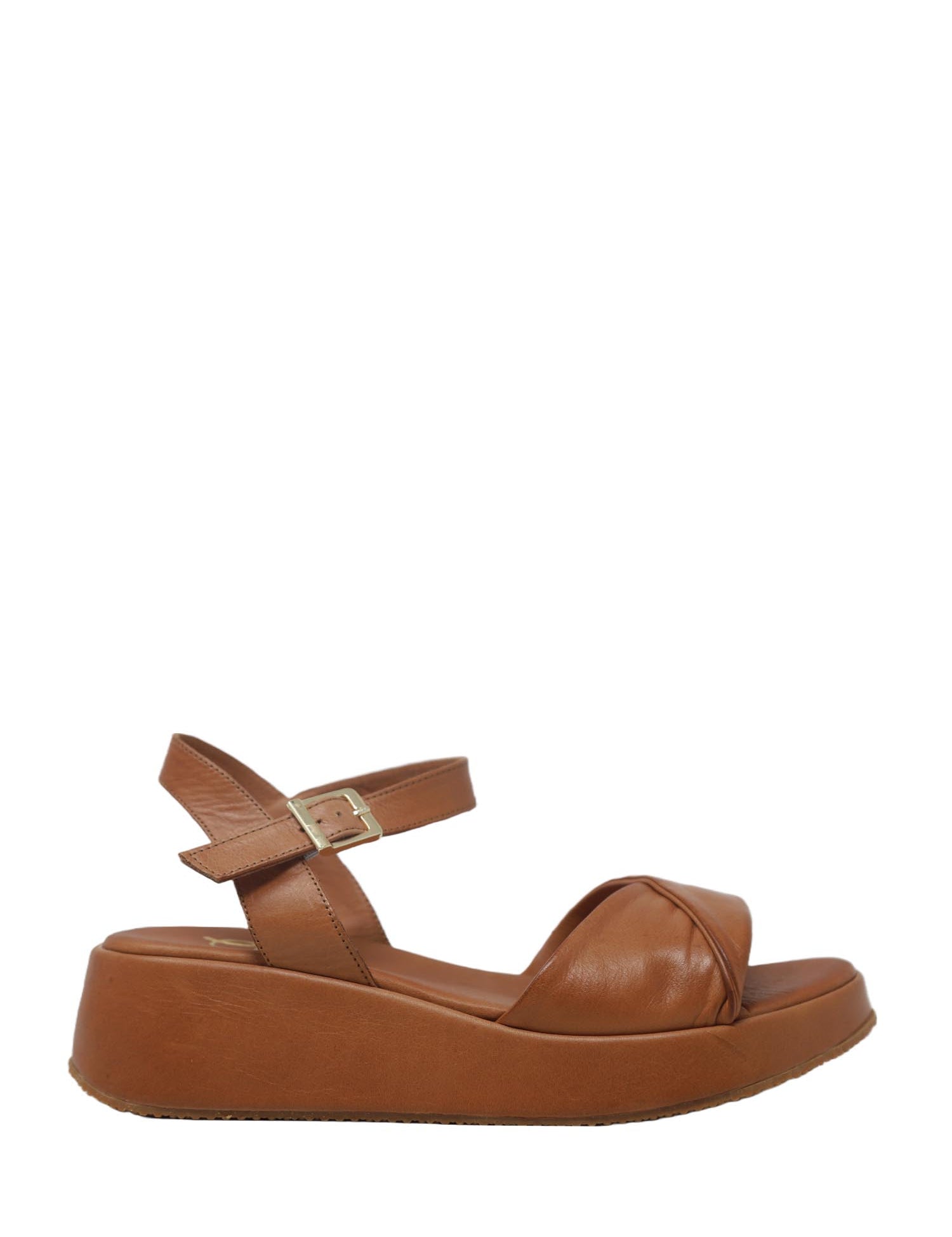 Sandali zeppa Marrone Grace Shoes