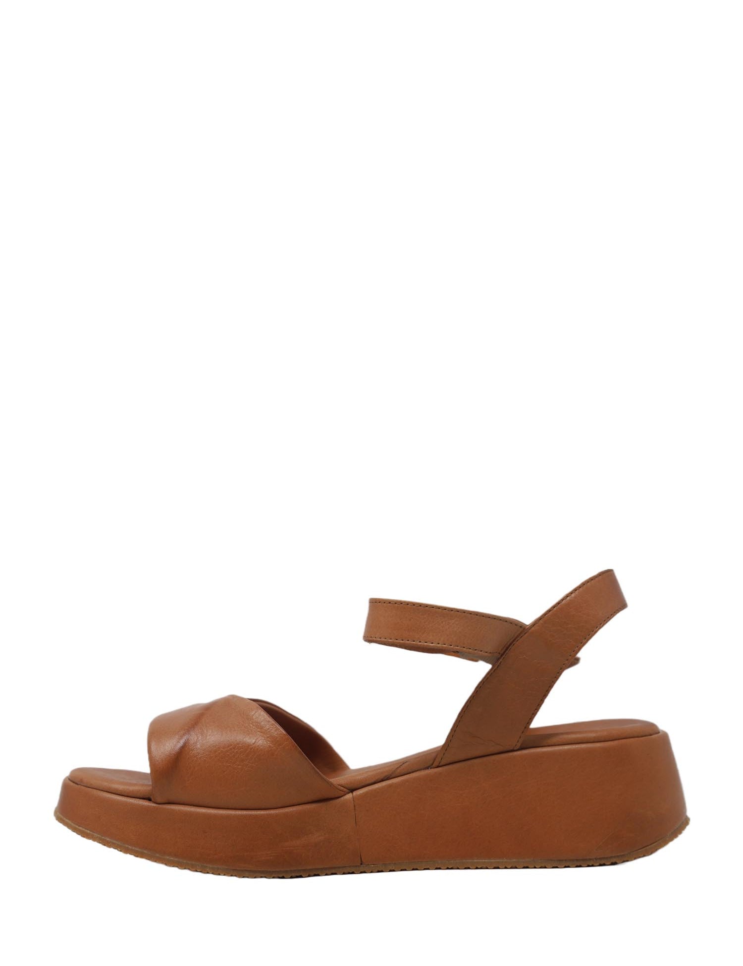 Sandali zeppa Marrone Grace Shoes