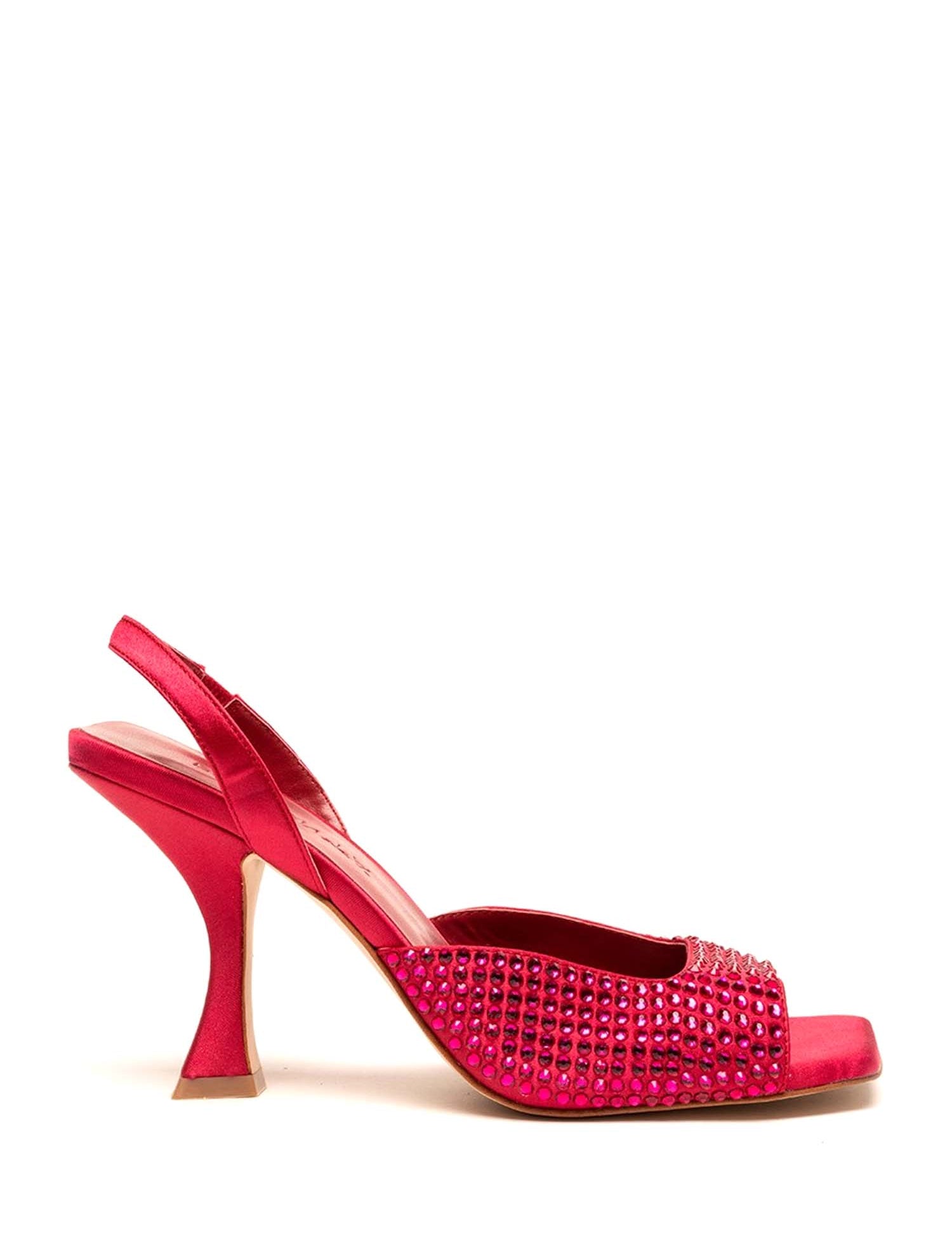 Sandali tacco Fucsia Pregunta
