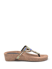 Infradito Marrone Blu Cinzia Soft