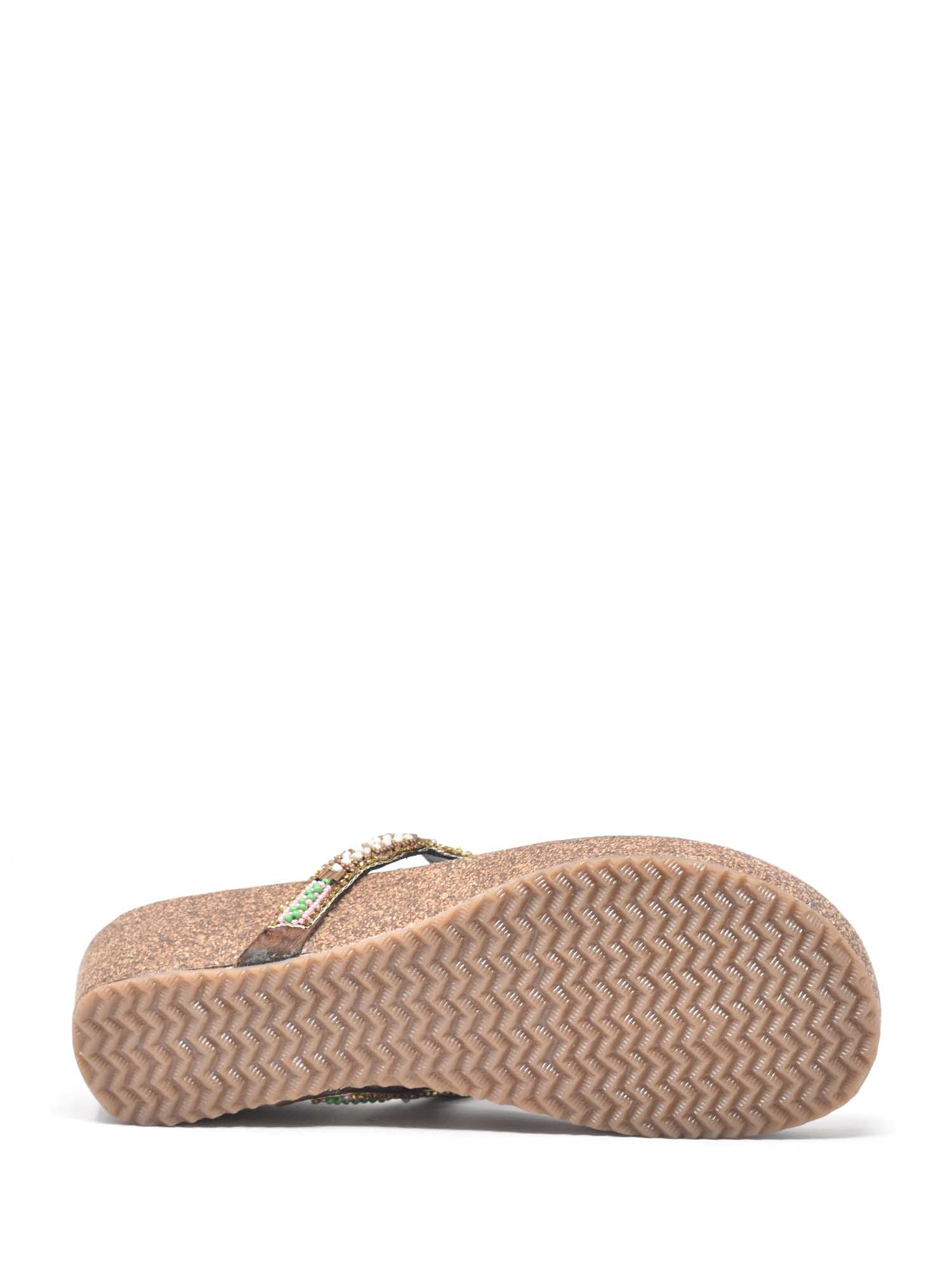 Infradito Marrone Blu Cinzia Soft