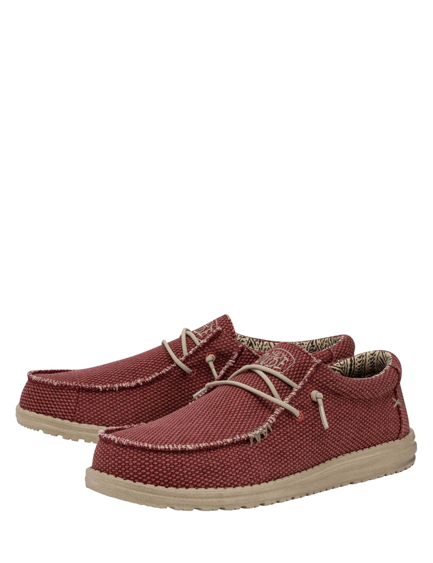 Mocassini Rosso Hey Dude